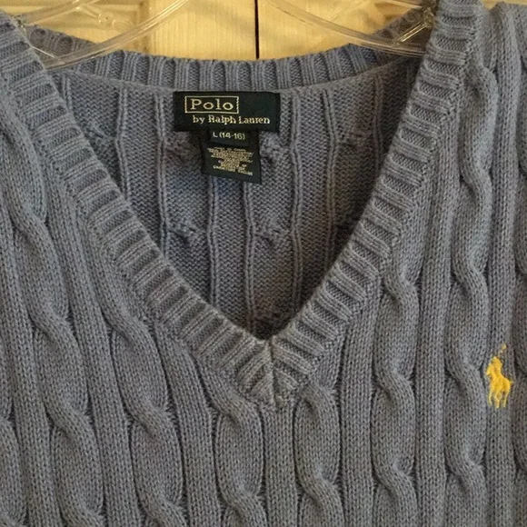 Polo Cornflower Blue Vest - Picture 3 of 4